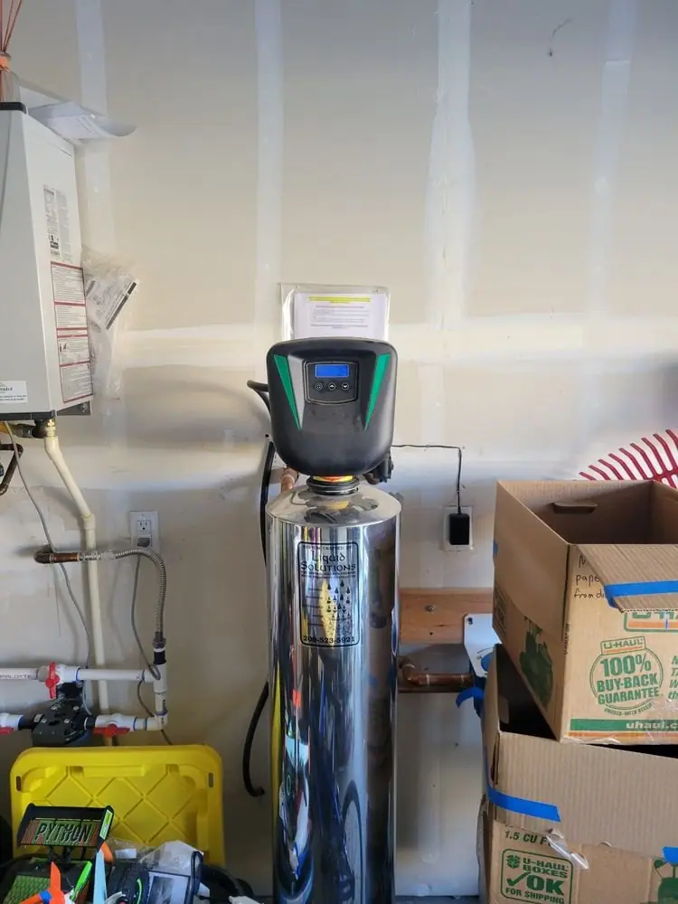 Salt-free water conditioner installed by Liquid Solutions Inc