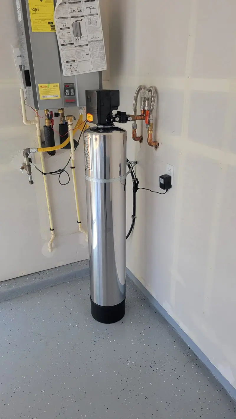 Stainless saltless whole-home water treatment tank, Lathrop area